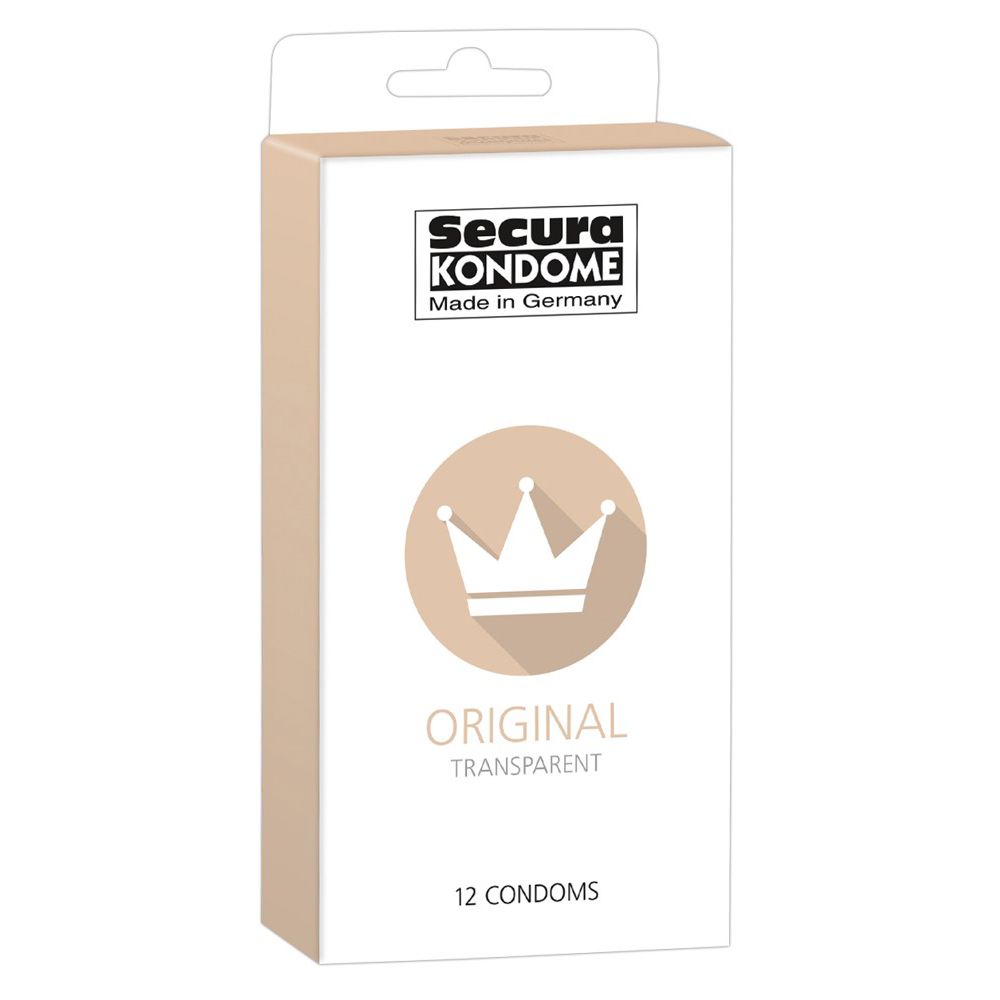 Secura Kondome Original Transparent x12 Condoms